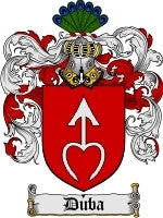 Duba coat of arms family crest download