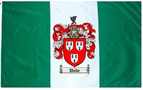 Dube family crest coat of arms flag