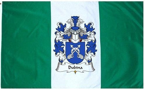 Dubina family crest coat of arms flag