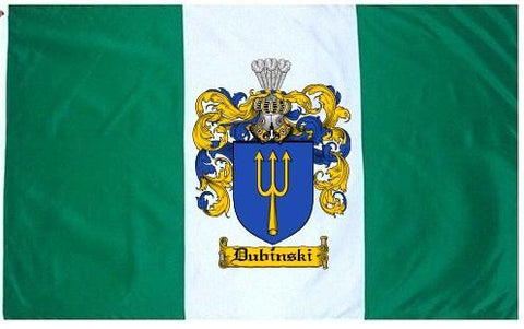 Dubinski family crest coat of arms flag