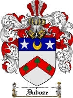 Dubose coat of arms family crest download