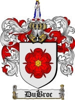 Dubroc coat of arms family crest download