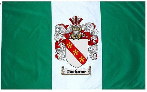 Ducharme family crest coat of arms flag