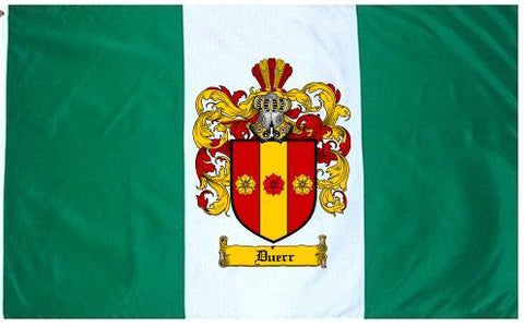 Duerr family crest coat of arms flag