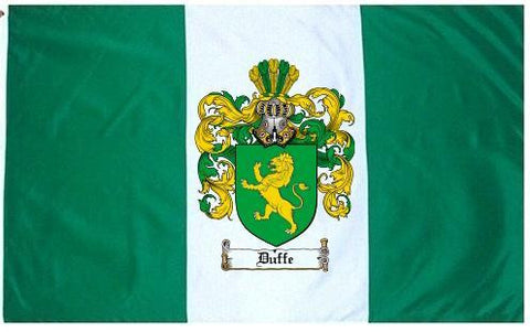 Duffe family crest coat of arms flag