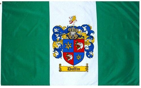 Duffin family crest coat of arms flag