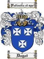 Dugat coat of arms family crest download