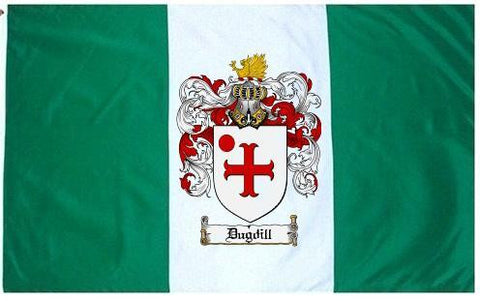 Dugdill family crest coat of arms flag