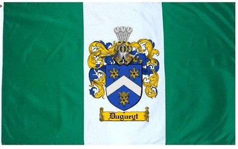 Dugueyt family crest coat of arms flag