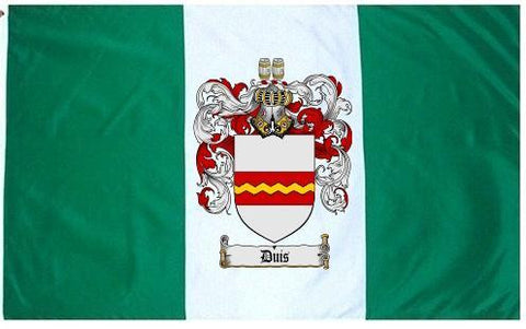 Duis family crest coat of arms flag