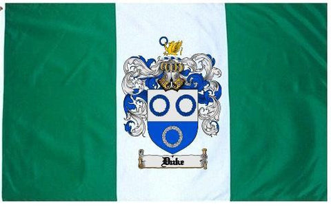 Duke family crest coat of arms flag