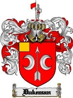 Dukeman coat of arms family crest download