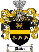 Dulieu coat of arms family crest download