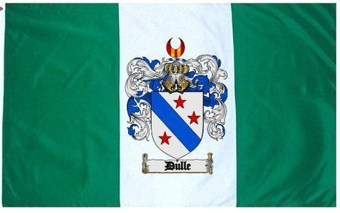 Dulle family crest coat of arms flag