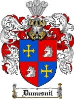 Dumesnil coat of arms family crest download