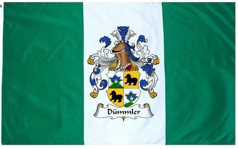 Dummler family crest coat of arms flag