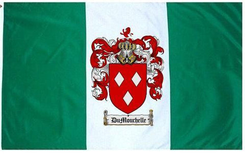 Dumouchelle family crest coat of arms flag