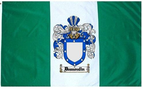 Dumoulin family crest coat of arms flag
