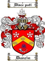Duncin coat of arms family crest download