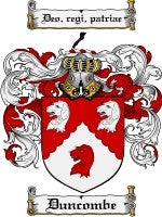 Duncombe coat of arms family crest download