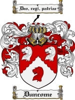 Duncome coat of arms family crest download