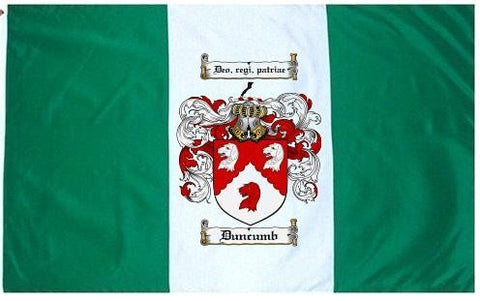 Duncumb family crest coat of arms flag