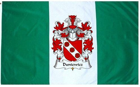 Duniewicz family crest coat of arms flag