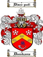 Dunkane coat of arms family crest download