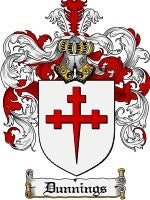 Dunnings coat of arms family crest download