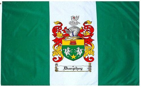 Dunphey family crest coat of arms flag