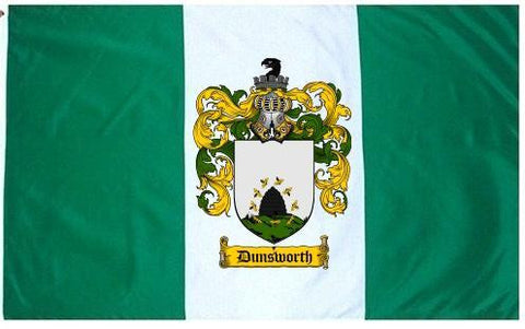 Dunsworth family crest coat of arms flag