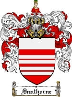 Dunthorne coat of arms family crest download