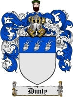 Dunty coat of arms family crest download