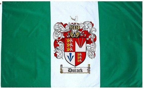 Durack family crest coat of arms flag