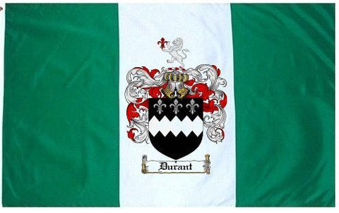 Durant family crest coat of arms flag