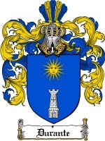 Durante coat of arms family crest download