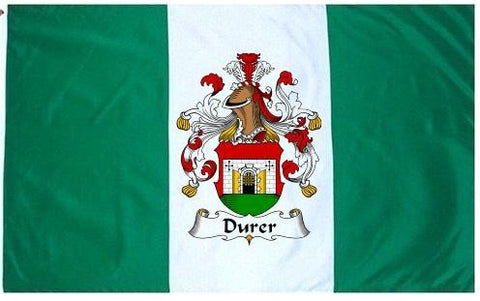 Durer family crest coat of arms flag