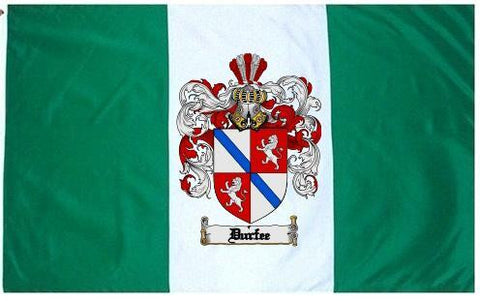 Durfee family crest coat of arms flag