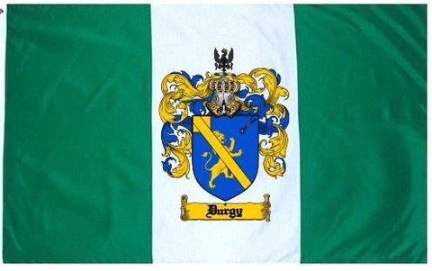 Durgy family crest coat of arms flag