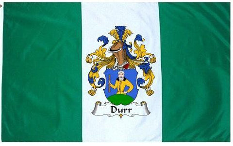 Durr family crest coat of arms flag