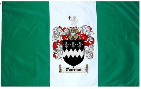 Durrant family crest coat of arms flag