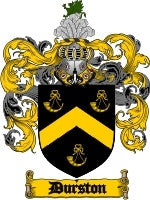 Durston coat of arms family crest download