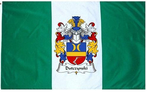 Dutczynski family crest coat of arms flag