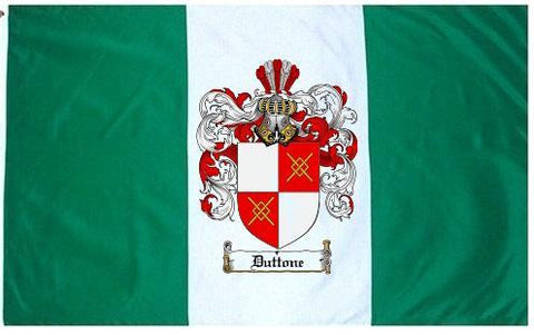 Duttone family crest coat of arms flag