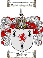 Dwier coat of arms family crest download