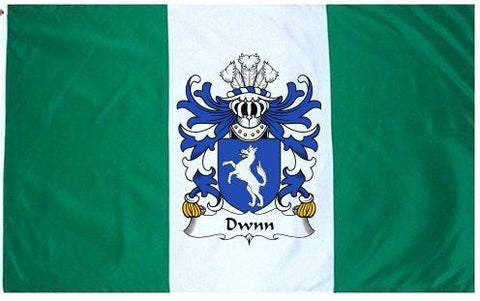 Dwnn family crest coat of arms flag