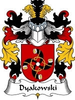 Dyakowski coat of arms family crest download