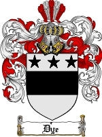 Dye coat of arms family crest download