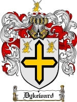 Dykeward coat of arms family crest download