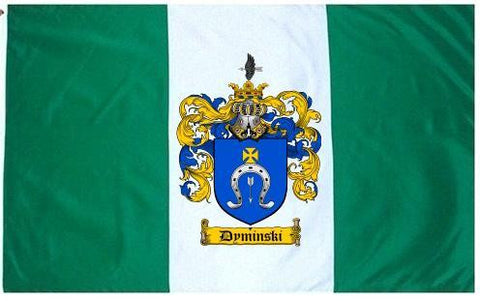 Dyminski family crest coat of arms flag